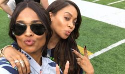 Ciara La La Anthony Seahawks Game